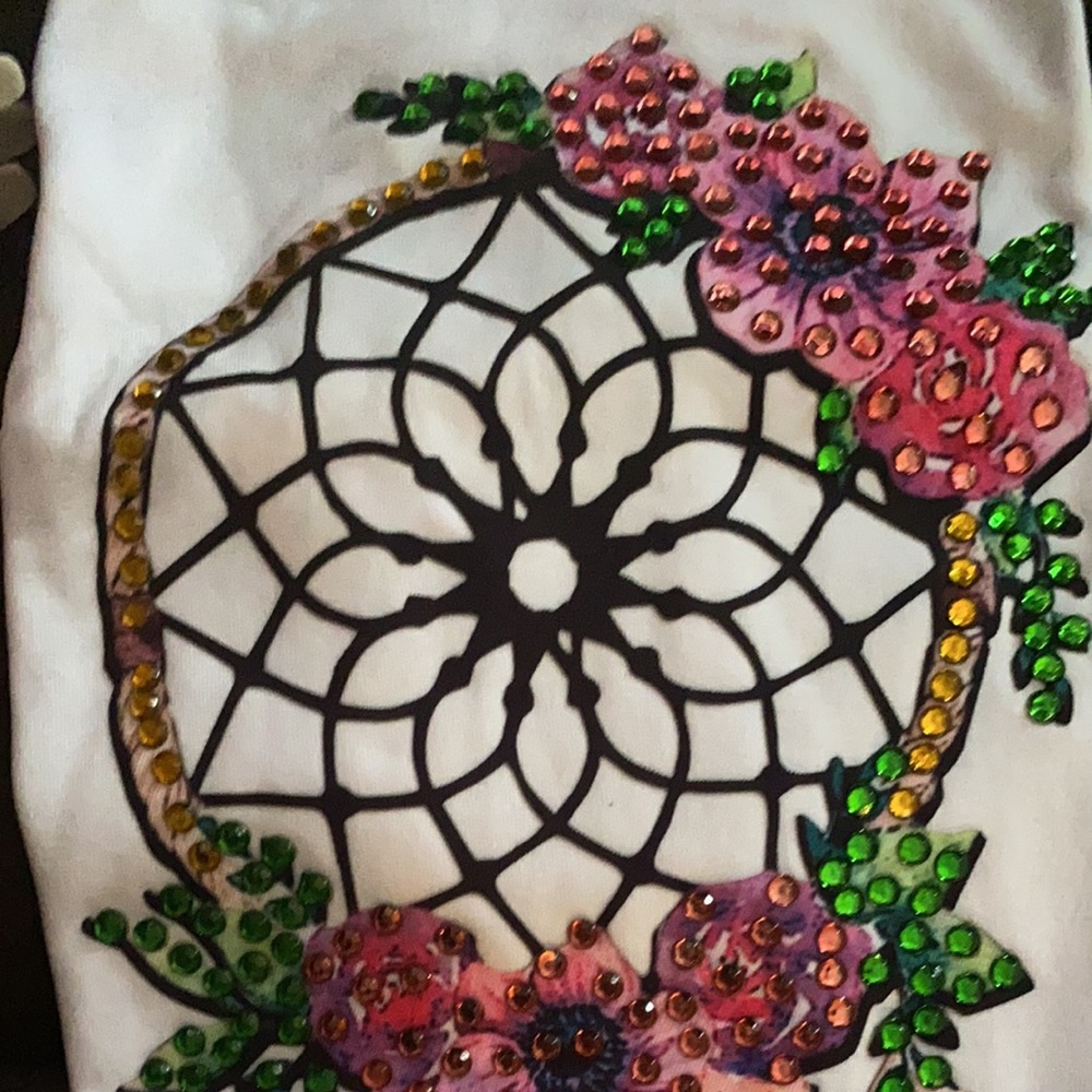 Dream catcher shirt with diamond detail!!!